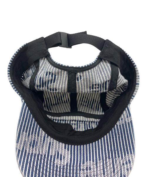 SUPREME（シュプリーム）SUPREME (シュプリーム) Denim Camp Cap(デニムキャンプキャップ) 2024SS インディゴ×ホワイトの古着・服飾アイテム