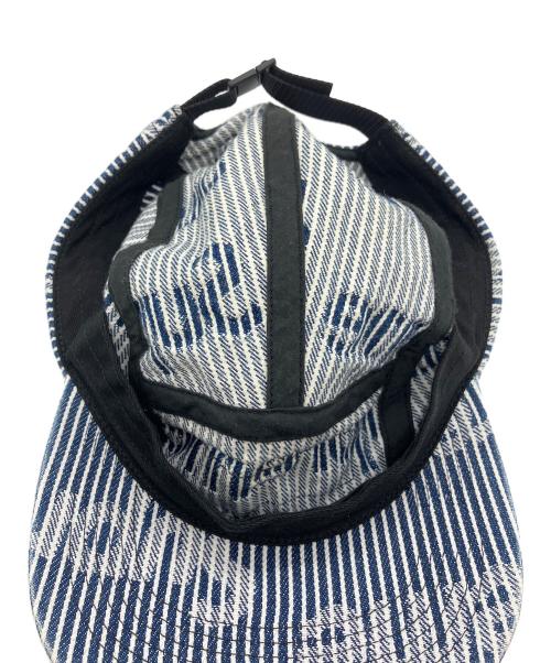 SUPREME（シュプリーム）SUPREME (シュプリーム) Denim Camp Cap(デニムキャンプキャップ) 2024SS インディゴ×ホワイトの古着・服飾アイテム