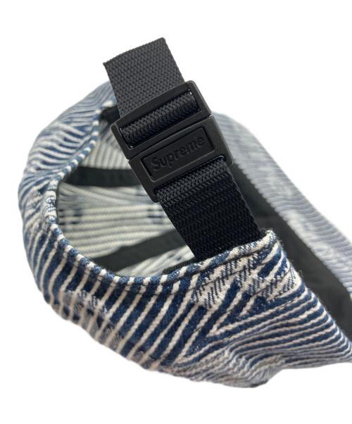 SUPREME（シュプリーム）SUPREME (シュプリーム) Denim Camp Cap(デニムキャンプキャップ) 2024SS インディゴ×ホワイトの古着・服飾アイテム