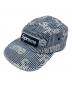 SUPREME（シュプリーム）の古着「Denim Camp Cap(デニムキャンプキャップ) 2024SS」｜インディゴ×ホワイト