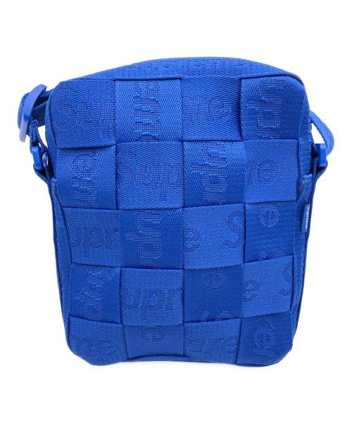 SUPREME（シュプリーム）SUPREME (シュプリーム) Woven Shoulder Bag ブルーの古着・服飾アイテム