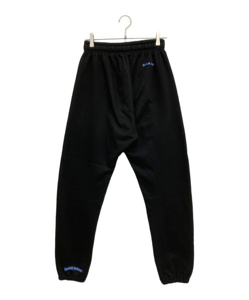 CHROME HEARTS（クロムハーツ）CHROME HEARTS (クロムハーツ) スウェットパンツ ブラック×ブルー サイズ:Sの古着・服飾アイテム