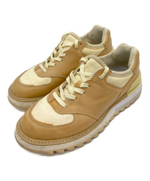 NEW BALANCE（ニューバランス）NEW BALANCE (ニューバランス) スニーカー MS574TVT ブラウン×ベージュ サイズ:26cmの古着・服飾アイテム