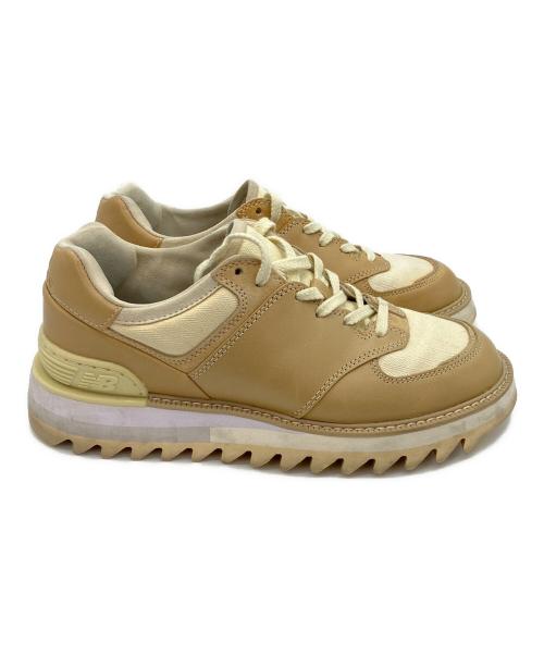 NEW BALANCE（ニューバランス）NEW BALANCE (ニューバランス) スニーカー MS574TVT ブラウン×ベージュ サイズ:26cmの古着・服飾アイテム