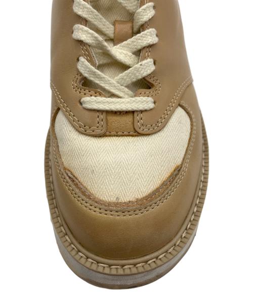 NEW BALANCE（ニューバランス）NEW BALANCE (ニューバランス) スニーカー MS574TVT ブラウン×ベージュ サイズ:26cmの古着・服飾アイテム