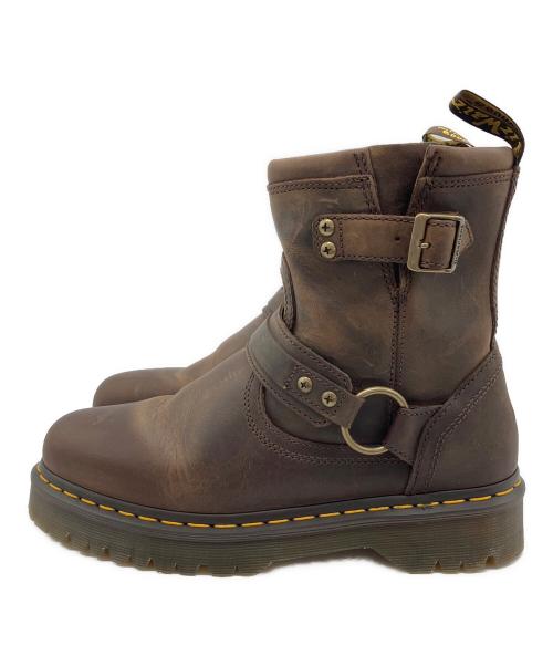 Dr.Martens（ドクターマーチン）Dr.Martens (ドクターマーチン) リガーブーツ ANISTONE HARNESS ブラウン サイズ:7の古着・服飾アイテム