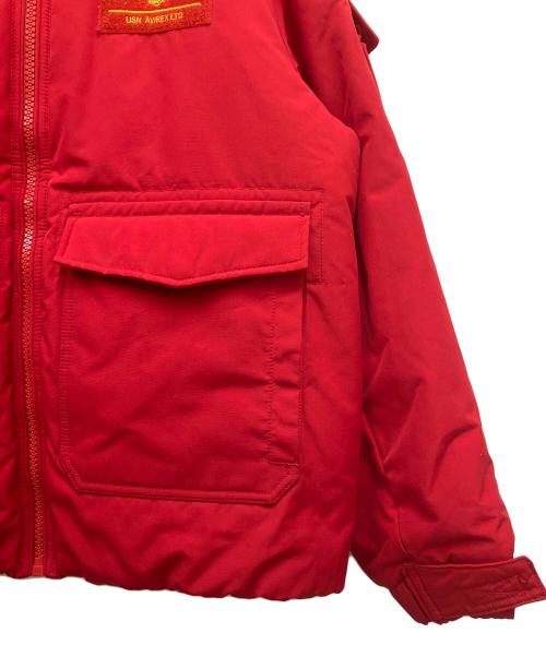 AVIREX（アヴィレックス）AVIREX (アヴィレックス) フライトジャケット レッド サイズ:2XLの古着・服飾アイテム