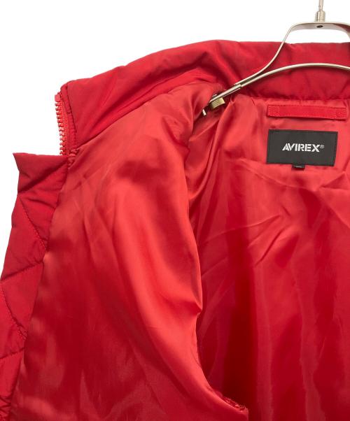 AVIREX（アヴィレックス）AVIREX (アヴィレックス) フライトジャケット レッド サイズ:2XLの古着・服飾アイテム