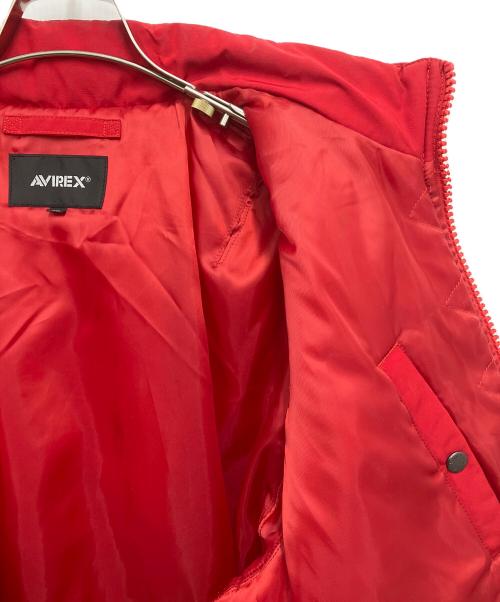 AVIREX（アヴィレックス）AVIREX (アヴィレックス) フライトジャケット レッド サイズ:2XLの古着・服飾アイテム