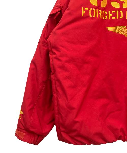 AVIREX（アヴィレックス）AVIREX (アヴィレックス) フライトジャケット レッド サイズ:2XLの古着・服飾アイテム