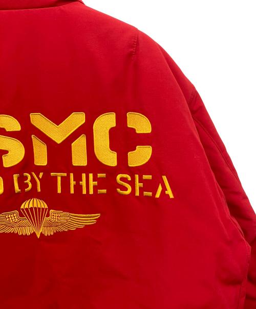 AVIREX（アヴィレックス）AVIREX (アヴィレックス) フライトジャケット レッド サイズ:2XLの古着・服飾アイテム