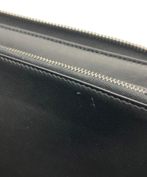 Dior（ディオール）Dior (ディオール) サドルロングジップウォレット グレインドカーフスキン マーケトリー & ディオール オブリーク ジャカード ブラック×ベージュの古着・服飾アイテム