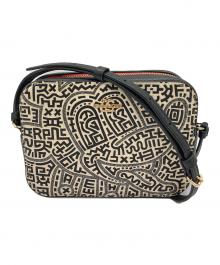 COACH（コーチ）の古着「KEITH MINI CAMERA BAG」｜ベージュ×ブラック