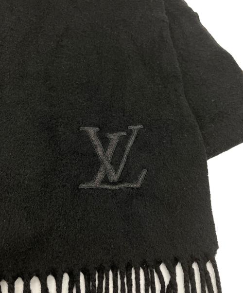 LOUIS VUITTON（ルイ ヴィトン）LOUIS VUITTON (ルイ ヴィトン) カシミヤマフラー エシャルプ ジェラム ブラックの古着・服飾アイテム