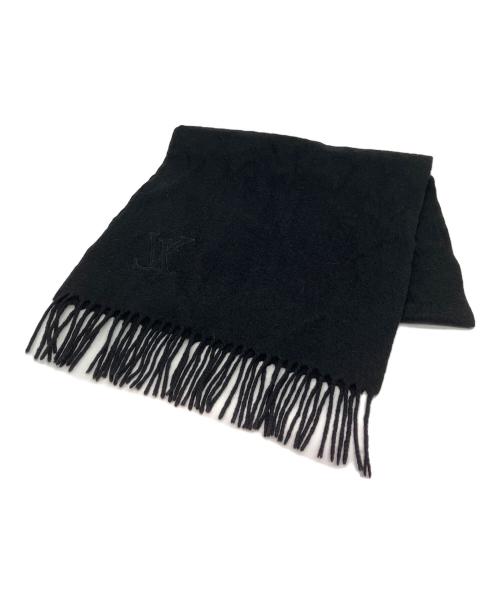 LOUIS VUITTON（ルイ ヴィトン）LOUIS VUITTON (ルイ ヴィトン) カシミヤマフラー エシャルプ ジェラム ブラックの古着・服飾アイテム