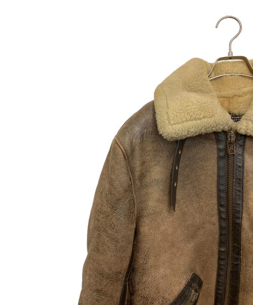 Schott（ショット）Schott (ショット) TYPE B-3ムートンジャケット ブラウン サイズ:Lの古着・服飾アイテム