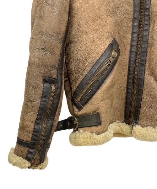 Schott（ショット）Schott (ショット) TYPE B-3ムートンジャケット ブラウン サイズ:Lの古着・服飾アイテム