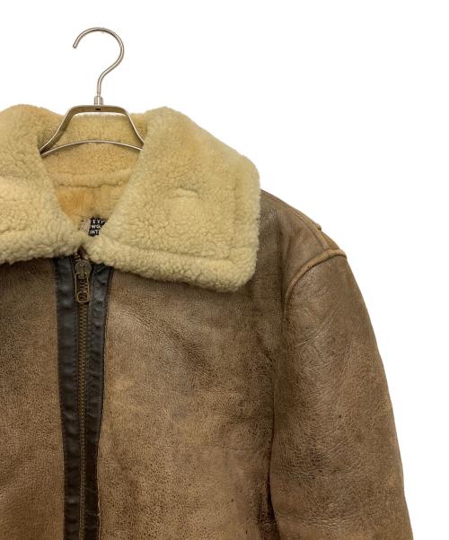 Schott（ショット）Schott (ショット) TYPE B-3ムートンジャケット ブラウン サイズ:Lの古着・服飾アイテム