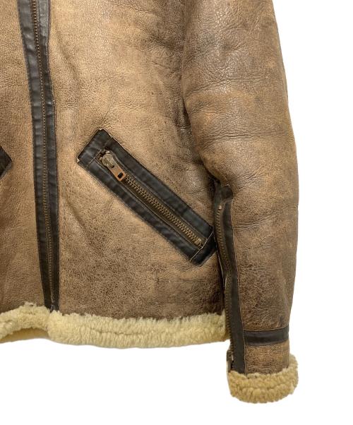 Schott（ショット）Schott (ショット) TYPE B-3ムートンジャケット ブラウン サイズ:Lの古着・服飾アイテム