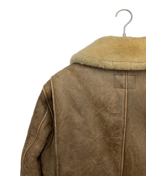 Schott（ショット）Schott (ショット) TYPE B-3ムートンジャケット ブラウン サイズ:Lの古着・服飾アイテム