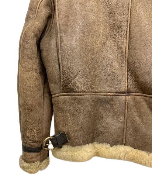 Schott（ショット）Schott (ショット) TYPE B-3ムートンジャケット ブラウン サイズ:Lの古着・服飾アイテム