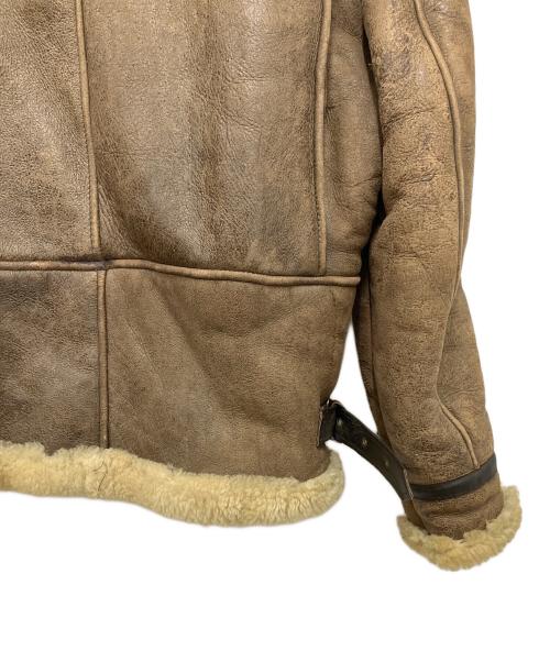 Schott（ショット）Schott (ショット) TYPE B-3ムートンジャケット ブラウン サイズ:Lの古着・服飾アイテム