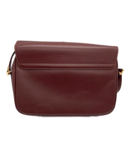 Cartier（カルティエ）Cartier (カルティエ) ショルダーバッグ マストライン ボルドーの古着・服飾アイテム