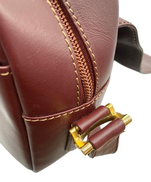 Cartier（カルティエ）Cartier (カルティエ) ショルダーバッグ マストライン ボルドーの古着・服飾アイテム