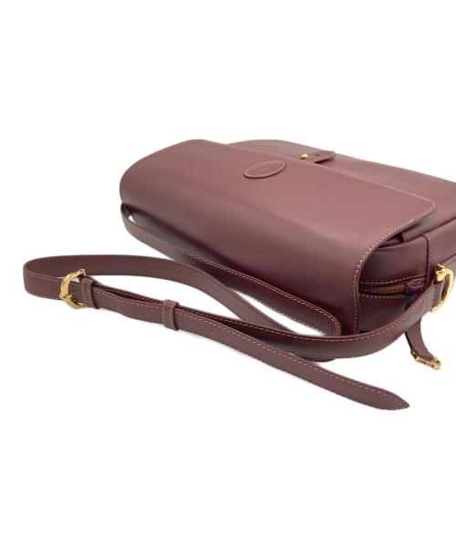 Cartier（カルティエ）Cartier (カルティエ) ショルダーバッグ マストライン ボルドーの古着・服飾アイテム