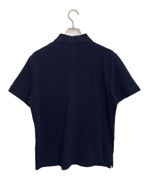 ami（アミ）ami (アミ) ポロシャツ ネイビー サイズ:Lの古着・服飾アイテム