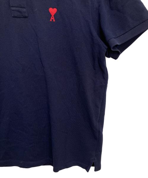 ami（アミ）ami (アミ) ポロシャツ ネイビー サイズ:Lの古着・服飾アイテム