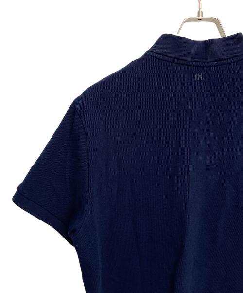 ami（アミ）ami (アミ) ポロシャツ ネイビー サイズ:Lの古着・服飾アイテム