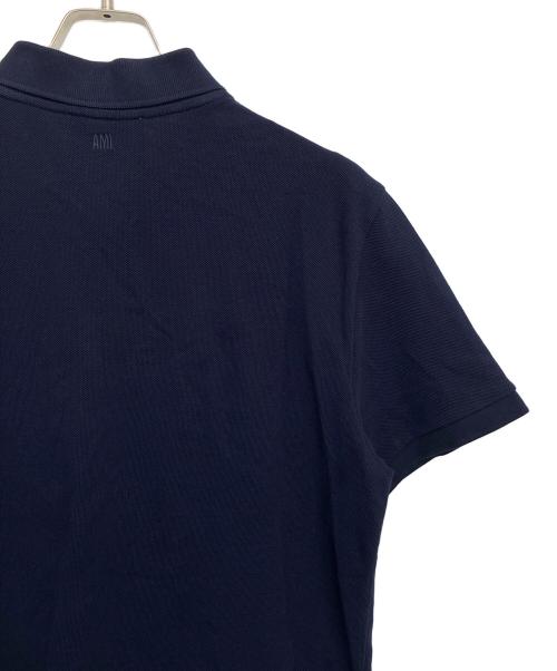ami（アミ）ami (アミ) ポロシャツ ネイビー サイズ:Lの古着・服飾アイテム