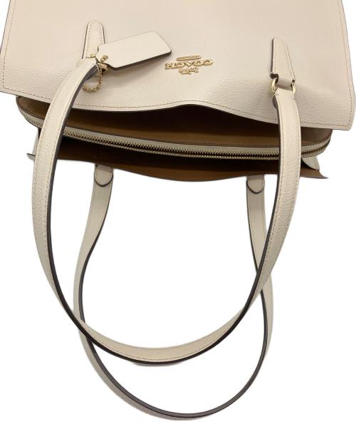 COACH（コーチ）COACH (コーチ) トートバッグ テイタム キャリーオール ベージュ×ブラウンの古着・服飾アイテム