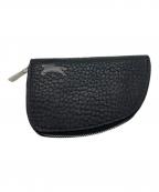 BURBERRYバーバリー）の古着「コインケース SMALL SHIELD ZIP WALLET」｜ブラック