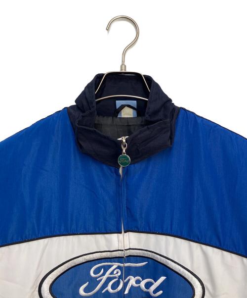 Ford（フォード）FORD (フォード) レーシングブルゾン ネイビー×ブルー サイズ:XLの古着・服飾アイテム