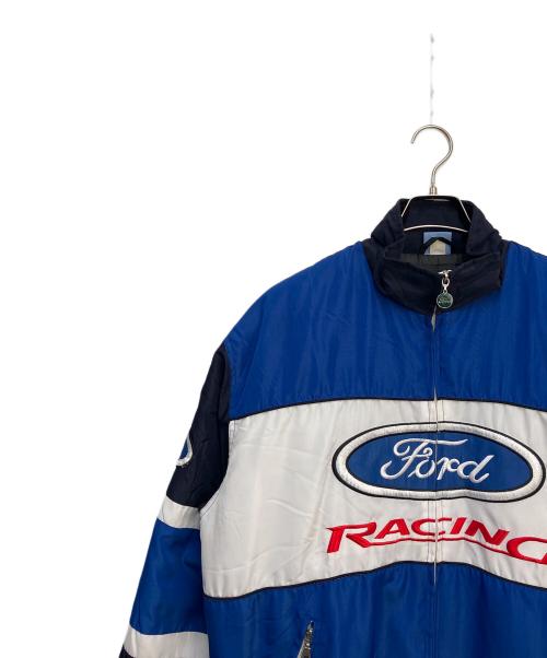 Ford（フォード）FORD (フォード) レーシングブルゾン ネイビー×ブルー サイズ:XLの古着・服飾アイテム