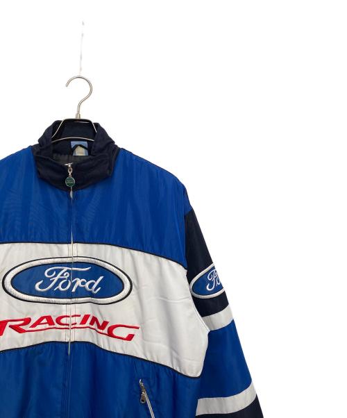 Ford（フォード）FORD (フォード) レーシングブルゾン ネイビー×ブルー サイズ:XLの古着・服飾アイテム