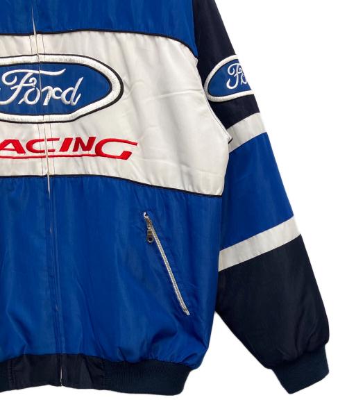 Ford（フォード）FORD (フォード) レーシングブルゾン ネイビー×ブルー サイズ:XLの古着・服飾アイテム