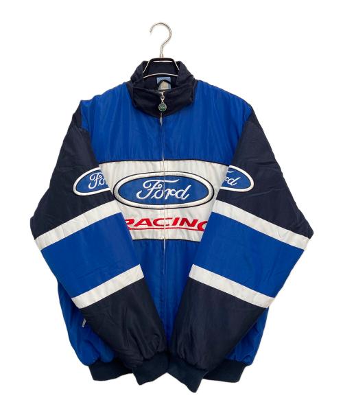 Ford（フォード）FORD (フォード) レーシングブルゾン ネイビー×ブルー サイズ:XLの古着・服飾アイテム