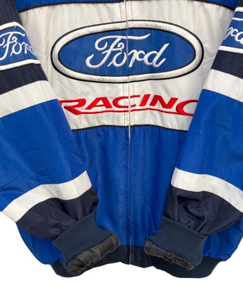 Ford（フォード）FORD (フォード) レーシングブルゾン ネイビー×ブルー サイズ:XLの古着・服飾アイテム