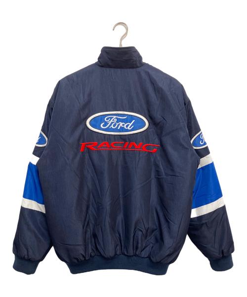 Ford（フォード）FORD (フォード) レーシングブルゾン ネイビー×ブルー サイズ:XLの古着・服飾アイテム
