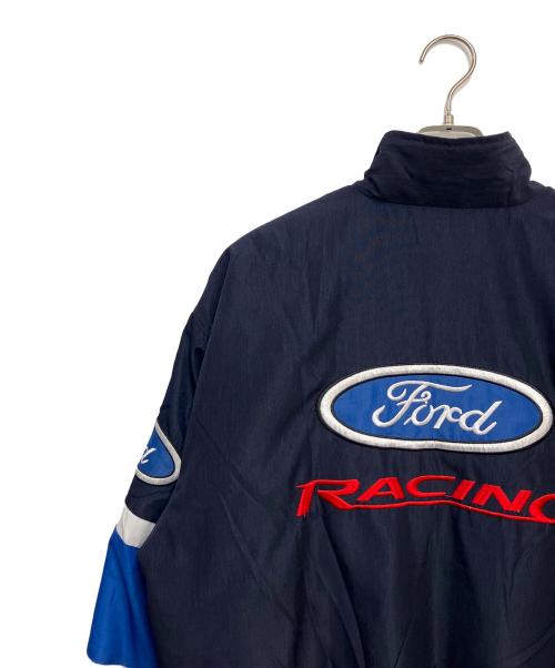 Ford（フォード）FORD (フォード) レーシングブルゾン ネイビー×ブルー サイズ:XLの古着・服飾アイテム