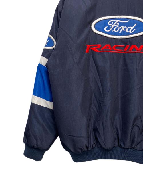 Ford（フォード）FORD (フォード) レーシングブルゾン ネイビー×ブルー サイズ:XLの古着・服飾アイテム