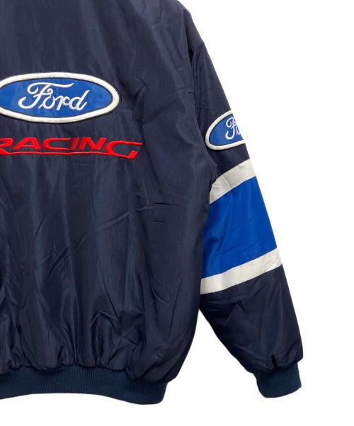 Ford（フォード）FORD (フォード) レーシングブルゾン ネイビー×ブルー サイズ:XLの古着・服飾アイテム
