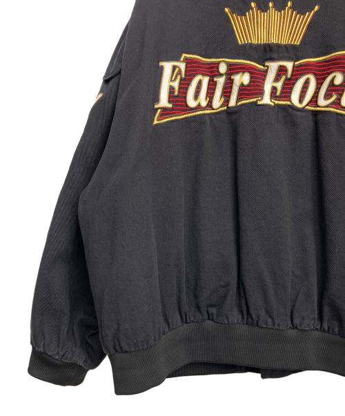 FAIR FOCUS（フェアフォーカス）FAIR FOCUS (フェアフォーカス) レーシングブルゾン ブラック サイズ:XLの古着・服飾アイテム