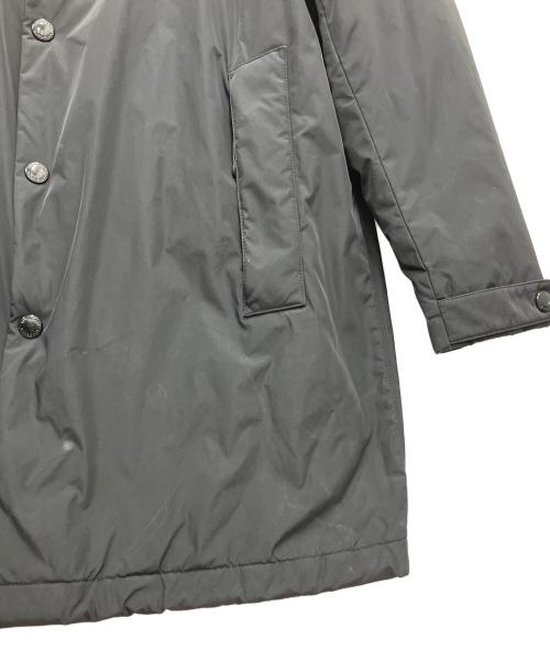 BURBERRY（バーバリー）BURBERRY (バーバリー) ナイロンフーデッドコート ブラック×ホワイト サイズ:48の古着・服飾アイテム