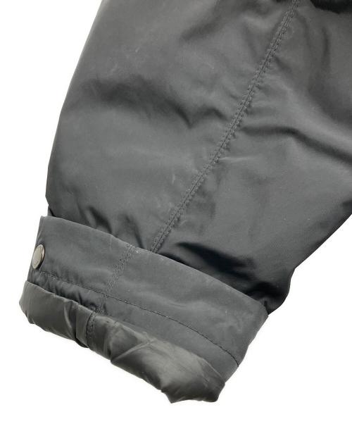 BURBERRY（バーバリー）BURBERRY (バーバリー) ナイロンフーデッドコート ブラック×ホワイト サイズ:48の古着・服飾アイテム