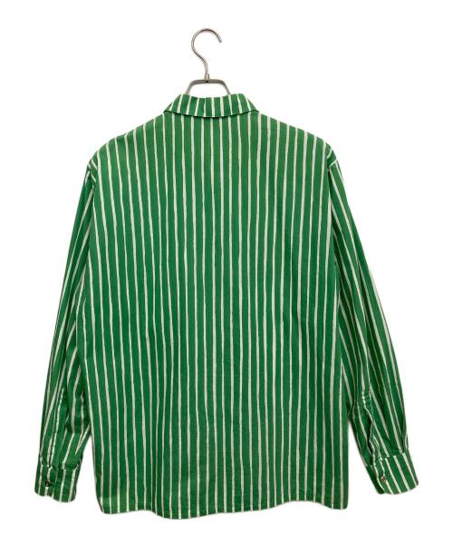 marimekko（マリメッコ）marimekko (マリメッコ) 長袖シャツ グリーン×ホワイト サイズ:Sの古着・服飾アイテム