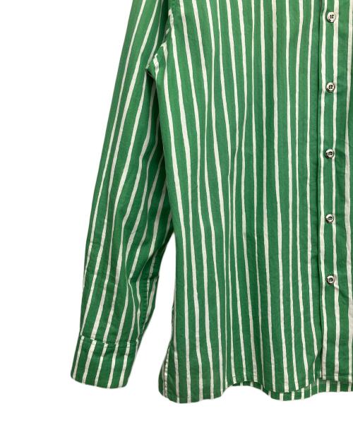 marimekko（マリメッコ）marimekko (マリメッコ) 長袖シャツ グリーン×ホワイト サイズ:Sの古着・服飾アイテム